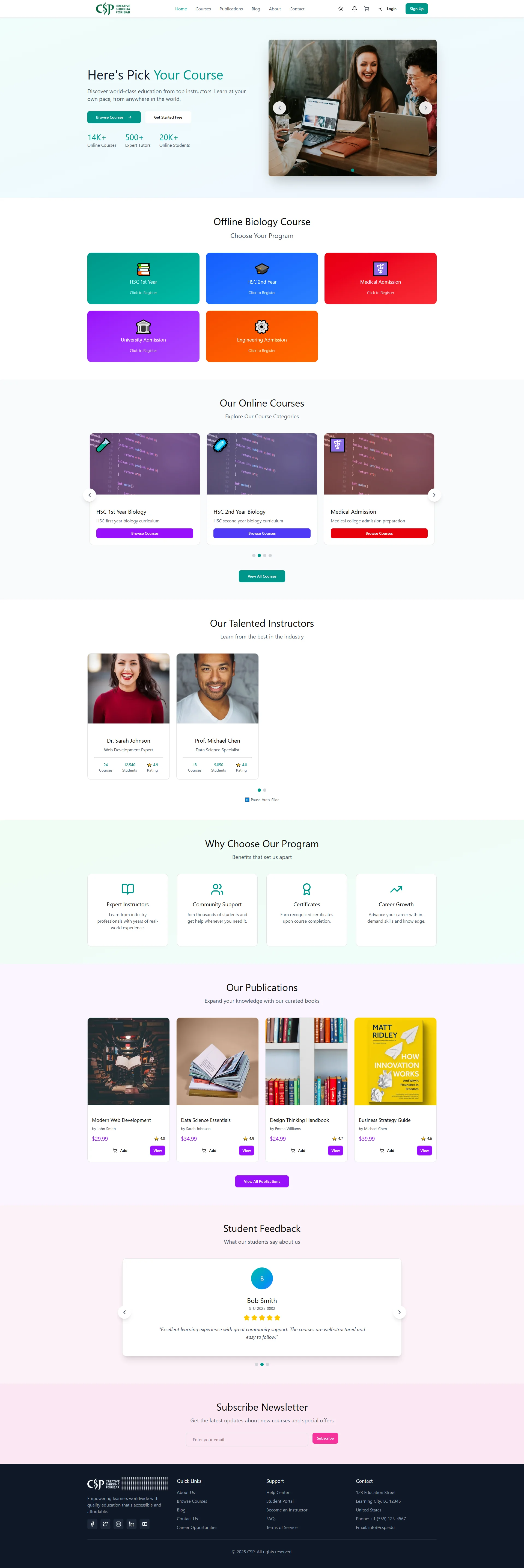 Creative Shikkha Poribar โ Learning Management Platform
